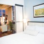 Corporate short term rental master bedroom